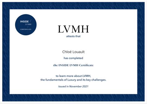 bureau lvmh|inside lvmh certificate.